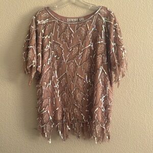 ☃️3 for $30☃️ Vintage Sequin Top